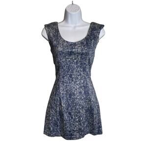 Gypsy Junkies Y2K Skater Dress Size S Acid‎ Wash Vibes Retro Indie Festival